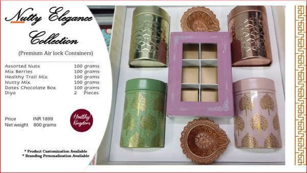 Nutty Elegance Collection (Premium Air lock Containers)