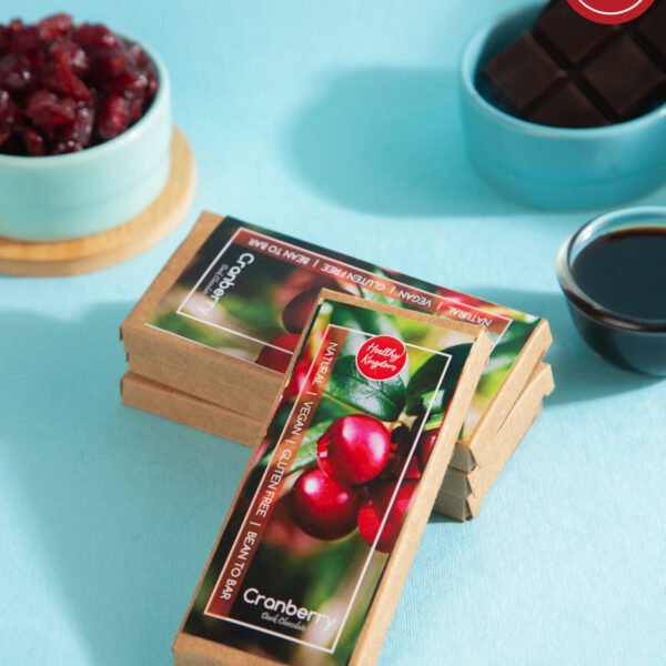 Cranberry Dark Chocolate Bar, 50 g