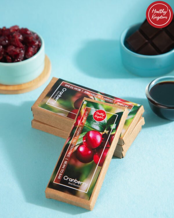 Cranberry Dark Chocolate Bar, 50 g