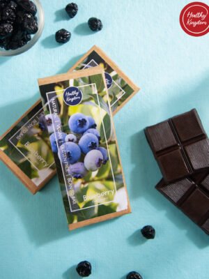 Dark Chocolate with Blue Berries