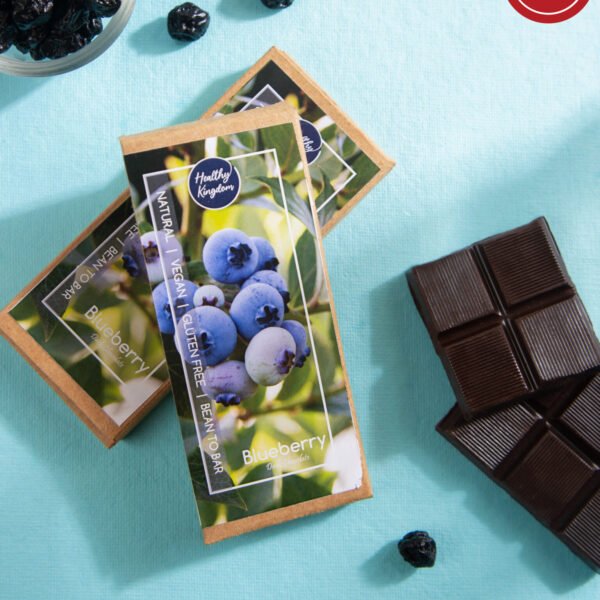 Dark Chocolate with Blue Berries