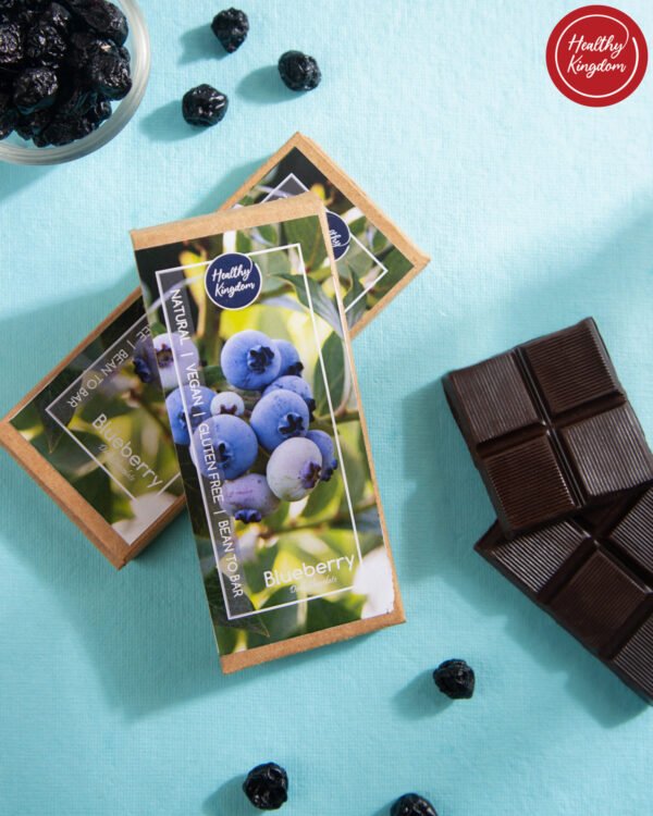 Dark Chocolate with Blue Berries
